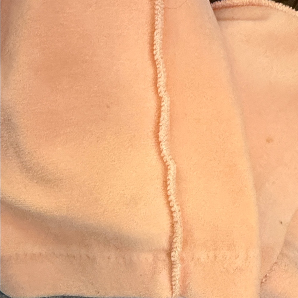 Sonia Rykiel Peach Velour Women's Cardigan and Wide-Pants Set - Picture 12 of 12